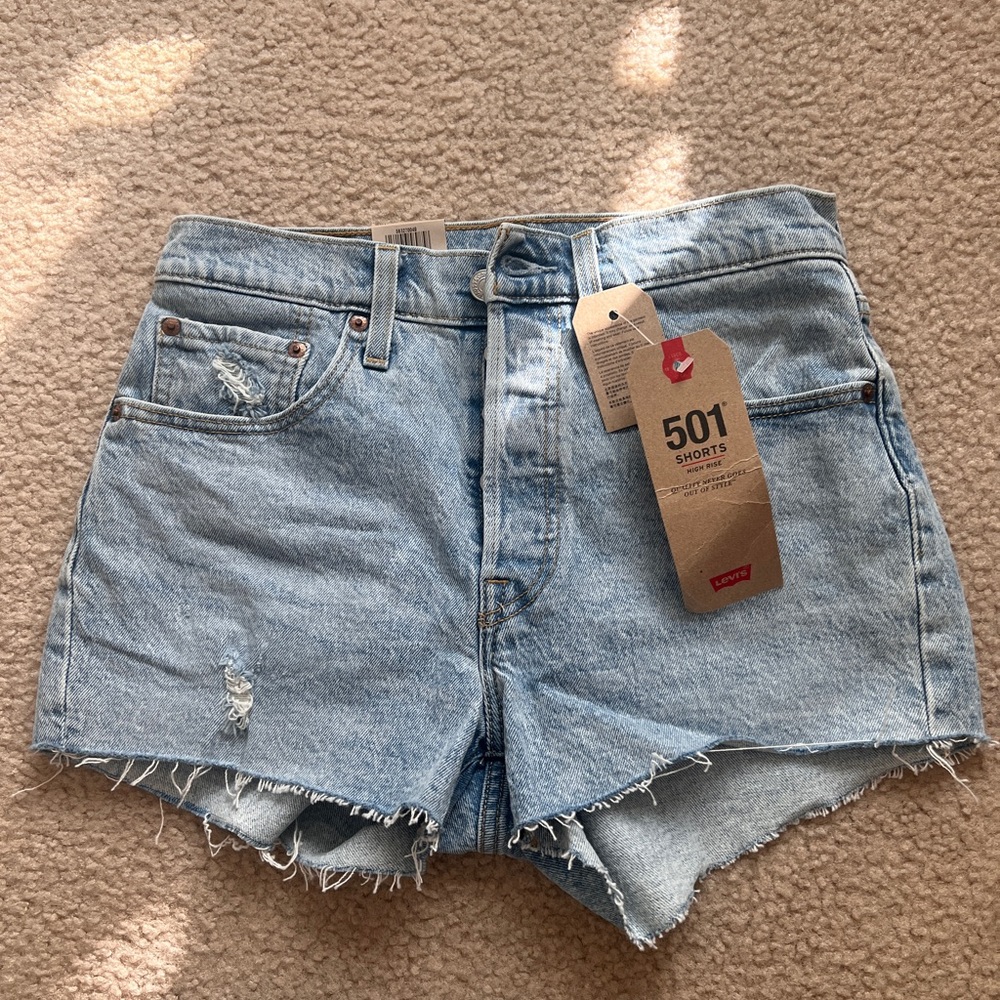 Levi’s High Rise Jean Shorts